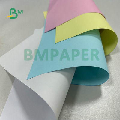 55 gram 60 gram papieru NCR bez węgla w kolorze różowy żółty biały do otrzymania 860 x 610 mm