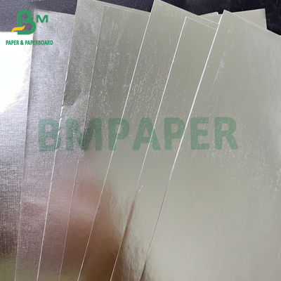 Gładki 80gm Włókno na mokro Srebro Złoty Aluminium Metalizowany Papier