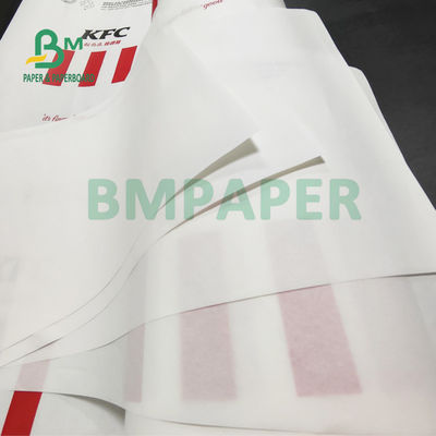 50 gm Biały papier tłuszczoodporny do pakowania żywności