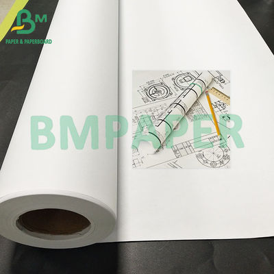 Biały atrament ma dobrą absorpcję atramentu 80gm CAD Plotter Papier rysunkowy jest trwały