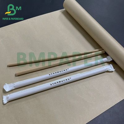 60 gm 120 gm Papier słomowy wodoszczelny biały brązowy