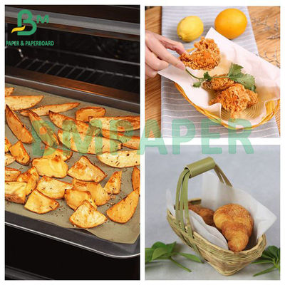 Żywność Biodegradable Greaseproof Baking Silicone Oil Żywność Papier opakowaniowy