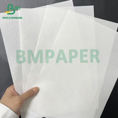 33 gm 38 gm biały papier do pakowania żywności z doskonałą odpornością na olej i tłuszcz