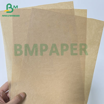 40 gm 60 gm Niebielony brązowy papier olejowy odporny na żywność przekąski cukierki