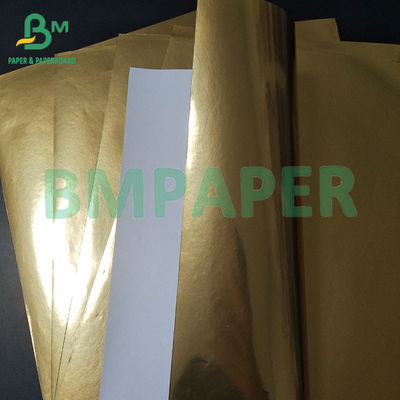 Cywilny Papier Metaliczny Vakuum Srebro Aluminizowane Włókno Włókno Metalizowany Papier Do Druku Etykiet Papier