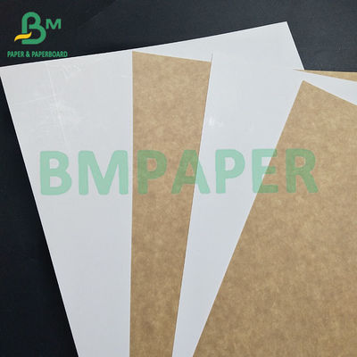 Powierzchnia powlekana Kraft Back Biały przedni powlekany Kraft Back Paper Kartonowe rolki papieru do pakowania napojów w puszkach