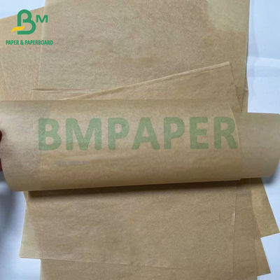 38 gsm Ekologiczna, odporna na tłuszcz papier kraft do pakowania przekąsek