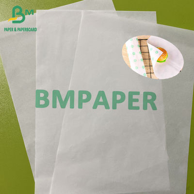 35 gm 40 gm Papier ochronny od oleju Biały, tłuszczoodporny Papier w rolkach