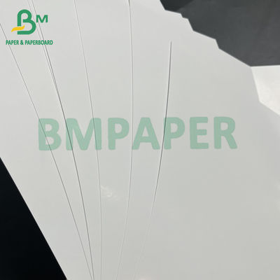 Biały 350gm 400gm Wysoka sztywność Dwie strony Błyskotliwy papier sztuki C2S