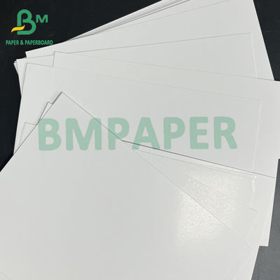 Biały 350gm 400gm Wysoka sztywność Dwie strony Błyskotliwy papier sztuki C2S