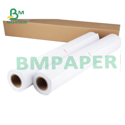 80gm Dobra wydrukowalność Gładki biały rol Premium CAD Papier