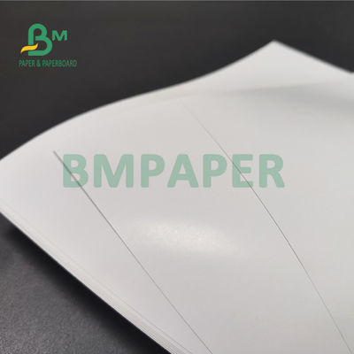 80# 100# C2S Blaskowy Biały Papier Teksturowy Do Wieszek Do Drzwi 24' X 36'