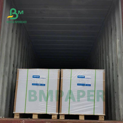 80# 100# C2S Blaskowy Biały Papier Teksturowy Do Wieszek Do Drzwi 24' X 36'