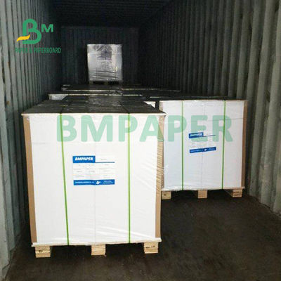 80# 100# C2S Blaskowy Biały Papier Teksturowy Do Wieszek Do Drzwi 24' X 36'