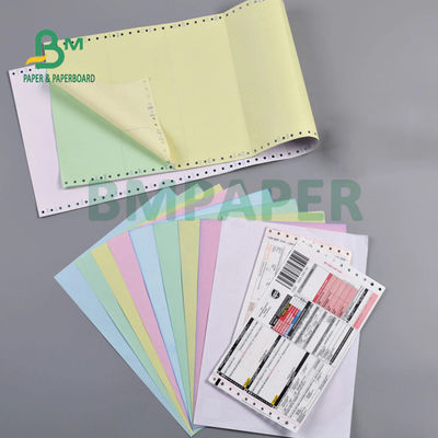 55 gr Biurowy komputer drukarka rachunkowa Papier bezwęglowy 640 x 900 mm Błękitny obraz