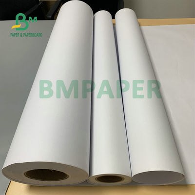 36' x 300ft powlekany 28lb CAD Plotter Paper Bond Roll 3' Core