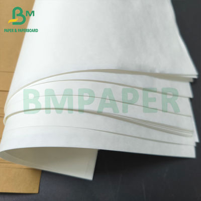 Brązowe i białe worki o wysokiej wytrzymałości Papier Kraft 80gm 90gm Papier Kraft rozciągalny