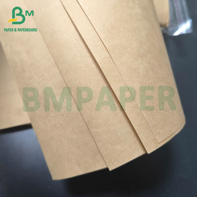 Brązowe i białe worki o wysokiej wytrzymałości Papier Kraft 80gm 90gm Papier Kraft rozciągalny
