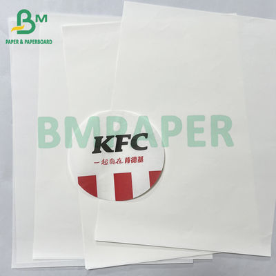 50gm gładki zestaw bezpieczeństwa żywności 5 zestaw 7 tłuszczoodporny papier hamburger