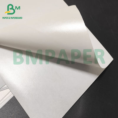 80g 130g biały, błyszczący papier na naklejki z klejem ciepło topionym