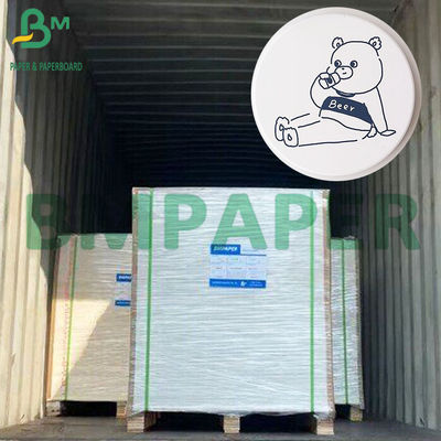 1 mm i 2 mm naturalny biały papier absorbujący z PE powlekanym po jednej stronie