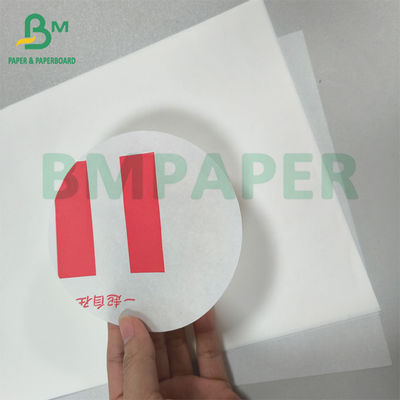 34 gm 38 gm 50 gm Biały papier odporny na tłuszcz