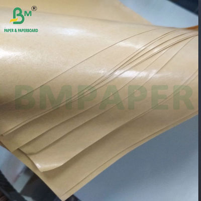 Brązowy papier powlekany silikonem powleczony papier powleczony 80gm do etykiet