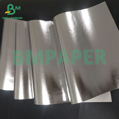 70 gm 763 mm Srebrny Wodoszczelny i Zanurzalny Aluminizowany Papier Etykietowy Piwo