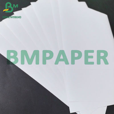 75um biały, lepki papier z 80g błyszczącego papieru