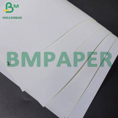 80um 100um powlekany bez tłuszczu biały papier syntetyczny PP do menu