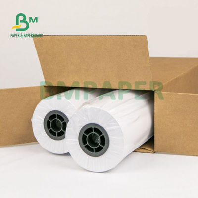 100 gm 150 gm Matt powlekany CAD Plotter Paper Roll 24' 36' X 300ft Farbowanie tuszem