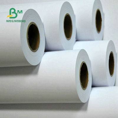 108 gram 128 gram 610 mm 914 mm Inkjet Printing Coated CAD Plotter Paper Roll For Engineering Drawings