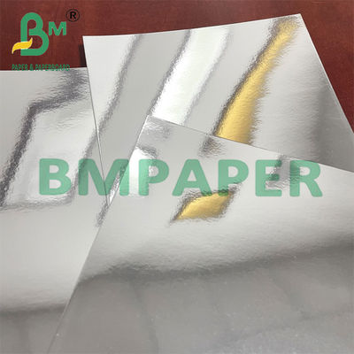 14pt 15pt Papier metalowy srebrny do pudełka kosmetycznego C1S SBS