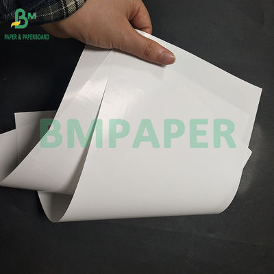 70gm druk atramentowy biały jednoboczny Papier powlekany do arkusza etykietowego