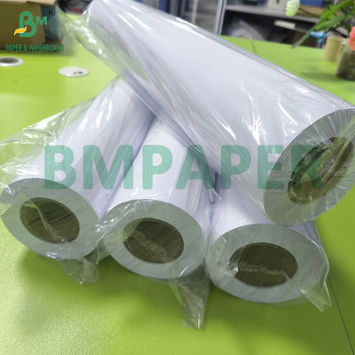 24 X 150 CAD rolki papieru, 20 lb papieru papierowego 2 &quot;core CAD Inkjet Printing