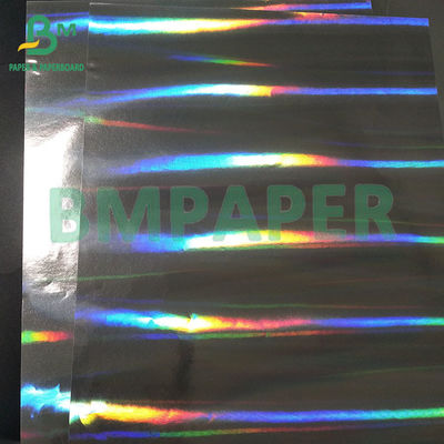 70 gm 763 mm Drukowalność Srebrny Włókno na mokro Aluminizowana etykieta piwa Papier holograficzny
