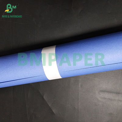 18&quot; 20LB Jednostronny fioletowy niebieski CAD Plotter Paper 2&quot; Core For Engineering Electrostatic Copying