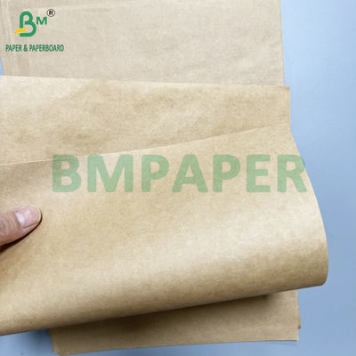 Papier opakowaniowy o dużej wytrzymałości 100 gm, brązowy kraft, ciężki, 500 mm x 300 m