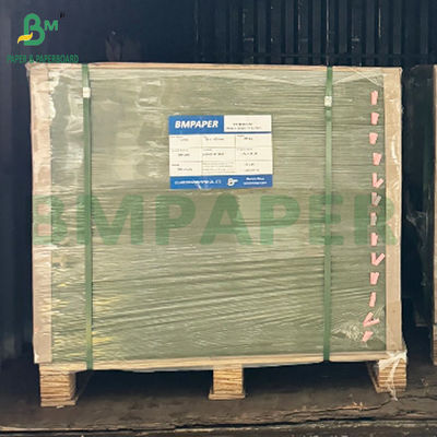 Glosy Laminated Green Paperboard Grey Back 1,2 mm 1,4 mm dla folderów