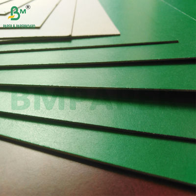 Glosy Laminated Green Paperboard Grey Back 1,2 mm 1,4 mm dla folderów