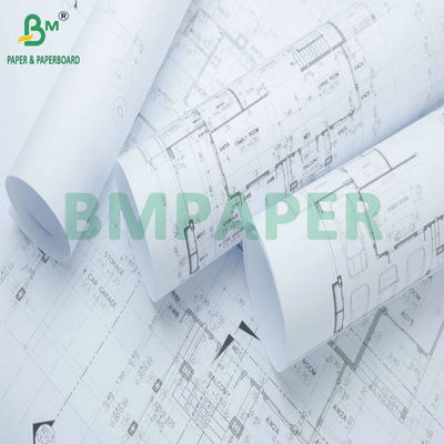 36' x 500ft 3' Core Format CAD Inkjet Paper Roll Do Druku Planów Architektonicznych