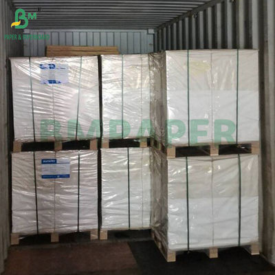 Dobry efekt druku Gładki 300gm + 15g PE powlekany karton Biały 65 x 95 cm