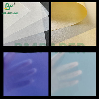110 gm Papier do śledzenia kolorów 787 mm x 1092 mm Półprzezroczyste Perłowane złoto