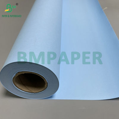 80 g podwójnej strony niebieski papier graficzny drukarka CAD rolki 20&quot; 24&quot; szerokość 50 yardów 100 yardów długość