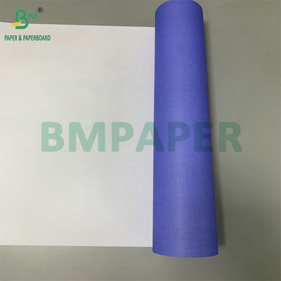24' x 150ft Jedna strona Purpurowy Błękitny 20lb CAD Papier Obligacyjny Roll 2' rdzenia