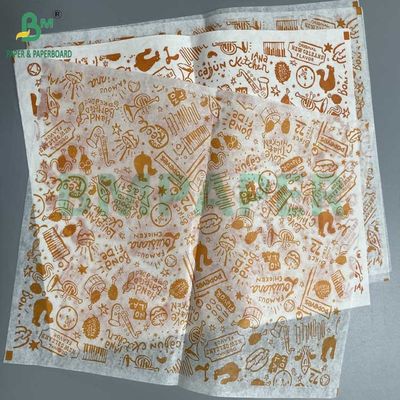 40 g 50 g Papier powlekany woskiem z jednej strony Papier opakowaniowy klasy spożywczej Biały Czarny Kraft Kolor kawy