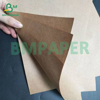 90gm 120gm Wysoka odporność na pęknięcia zwykły brązowy papier z workami Kraft
