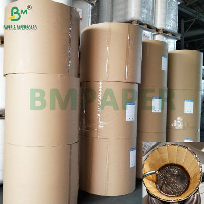 50 gm naturalny brązowy i biały papier do filtrowania kawy szerokość 500 mm - 1500 mm