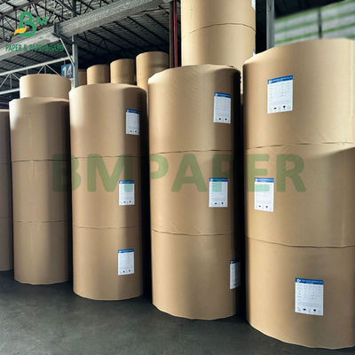 Karton Kraft 320g + 20g PE naturalny brązowy papier na kubki 32&quot; rolki 3&quot; Rdzeń 32 1 Meter średnica zewnętrzna