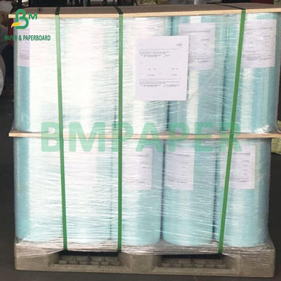 40-60 gm Jednostronny błyszczący papier szklany do etykietowania Papier z tyłu Biały Żółty Błękitny